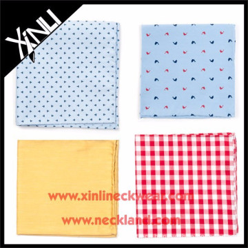 2015 New Fashion Men Design Linen Woven Pocket Handkerchief